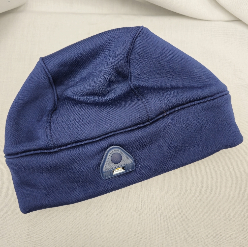 LL Bean Unisex Navy Blue Flashlight Beanie Hat OSFM